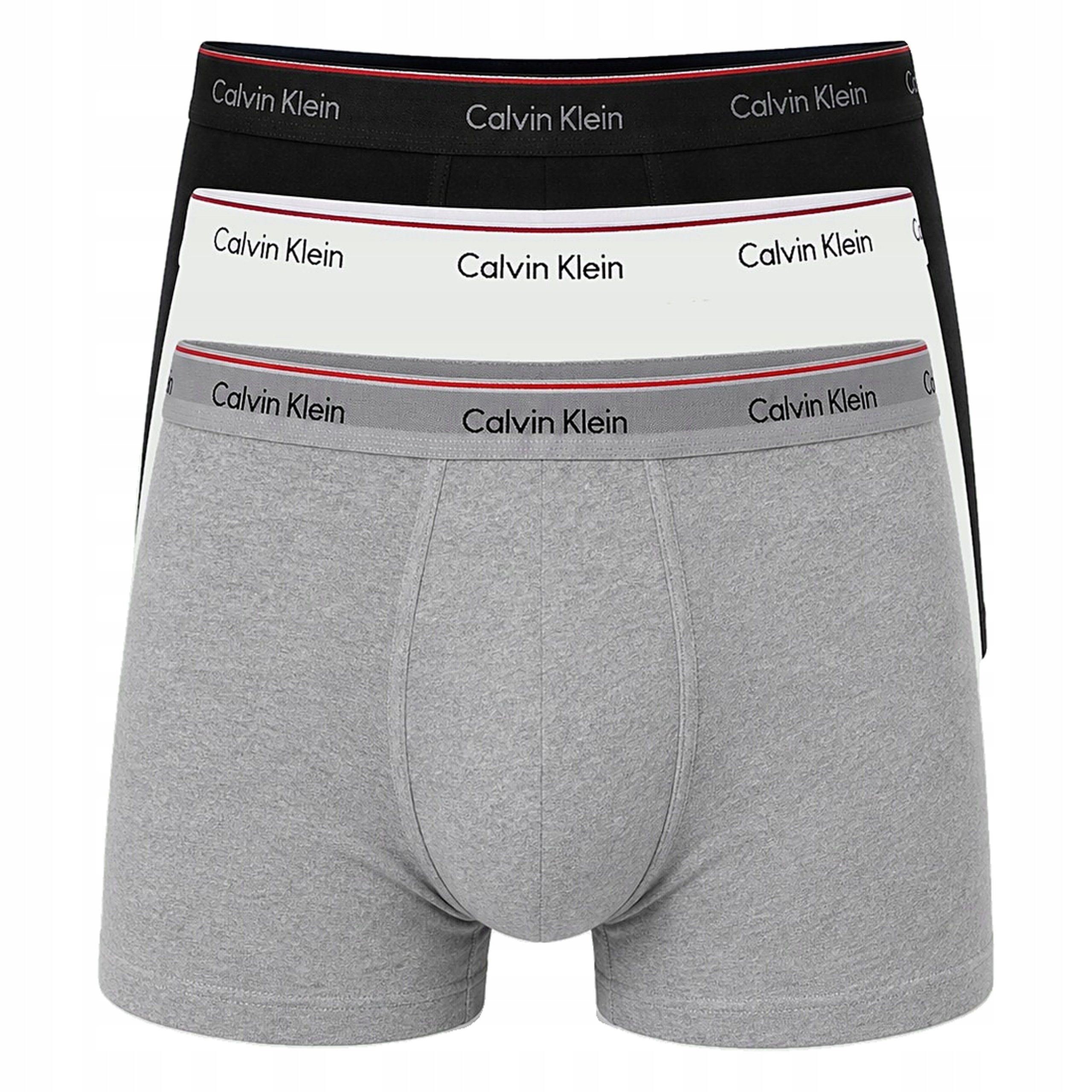Calvin Klein Pánské boxerky Low Rise Trunks s logem, vícebarevné, velikost L