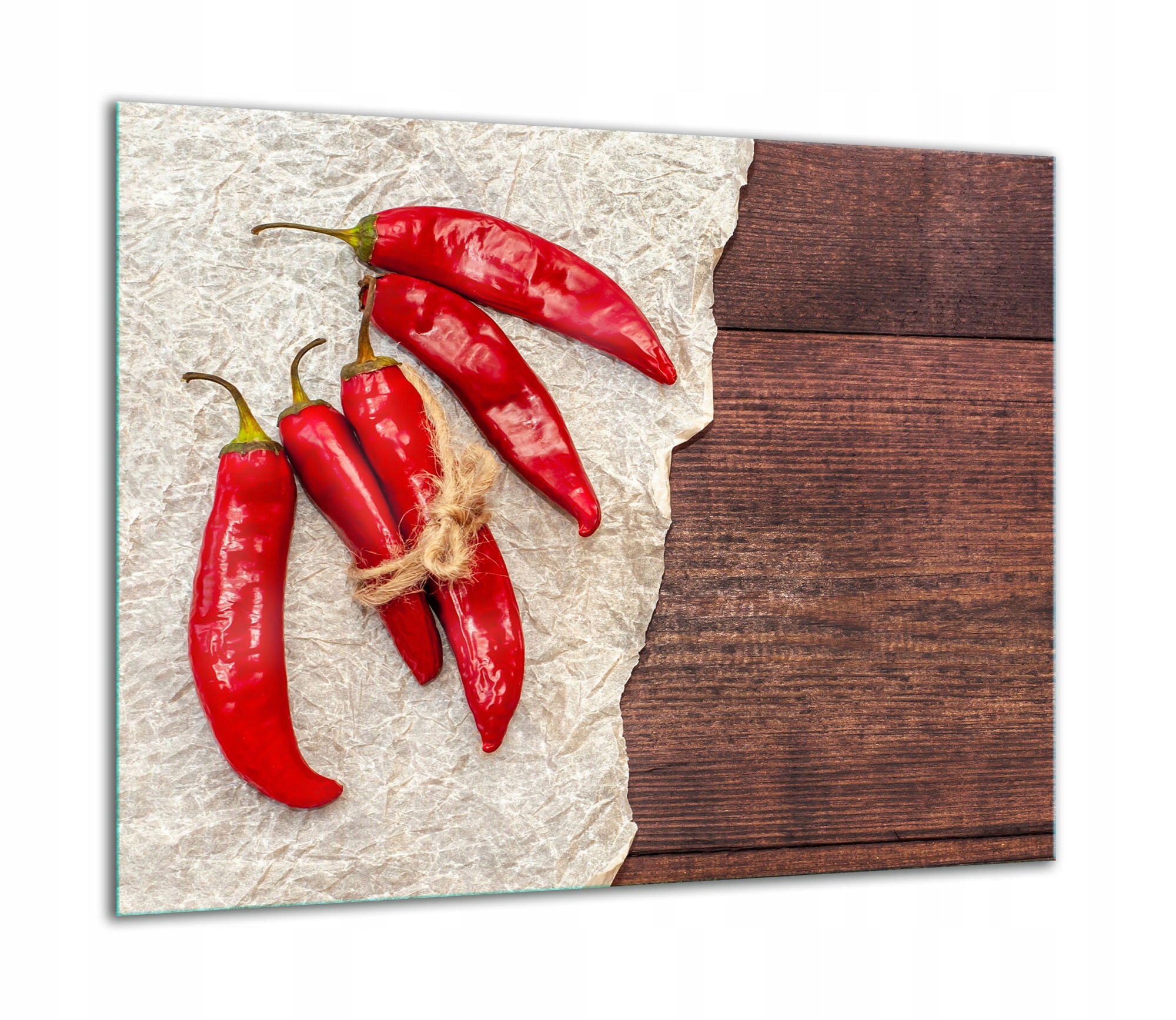 7v1 Skleněná Ochranná Deska Na Sporák 60x52 Paprika
