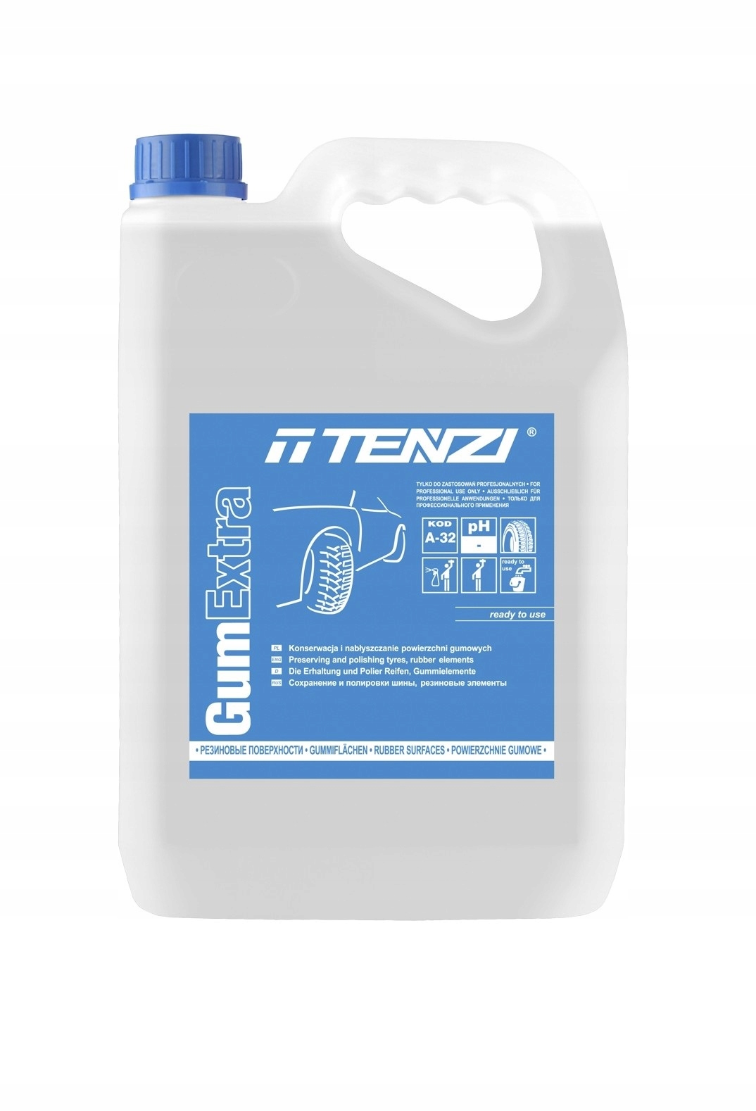 Extra 5 L Gumová Údržba Pneumatík, Leštenie, Tesnenie, Gumové Pneumatiky