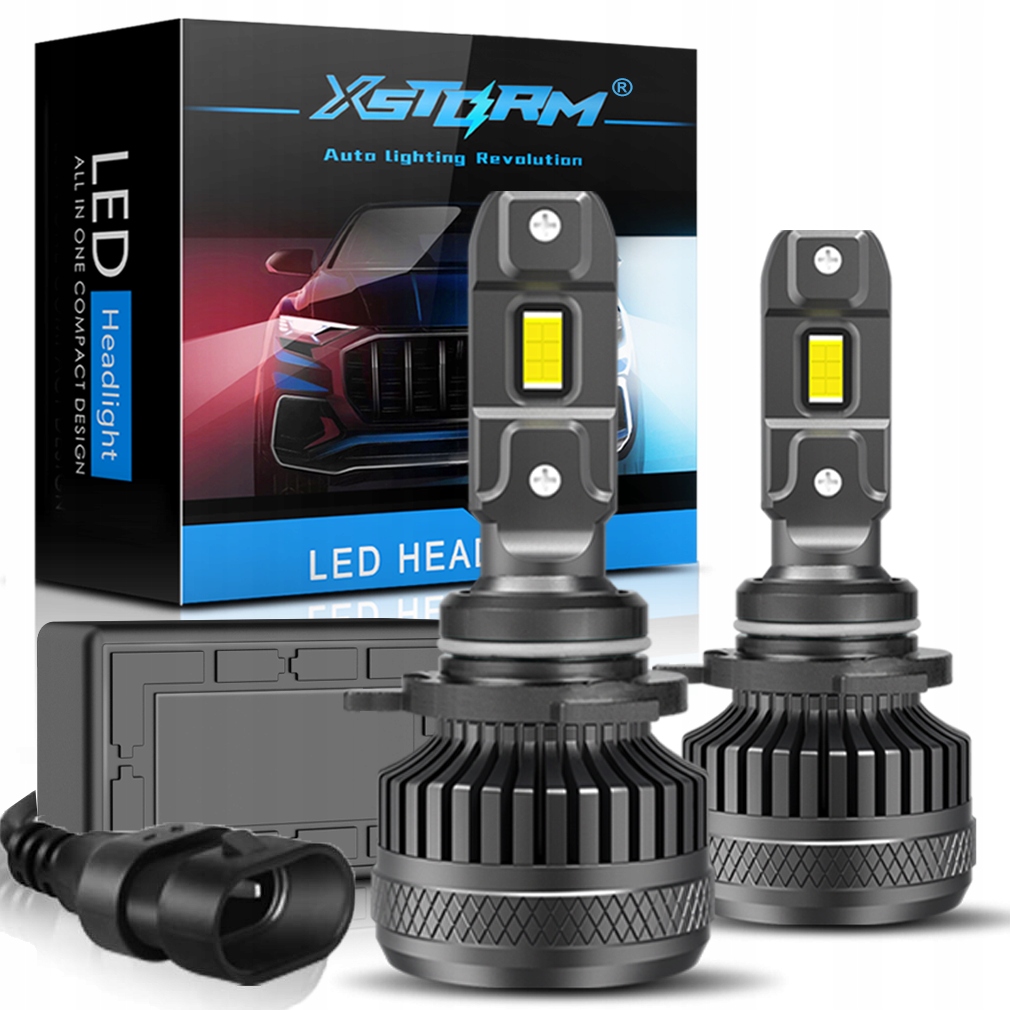 Výkonné Led Autožárovky HIR2 Xstorm R45 130W 30000LM Canbus Retrofit