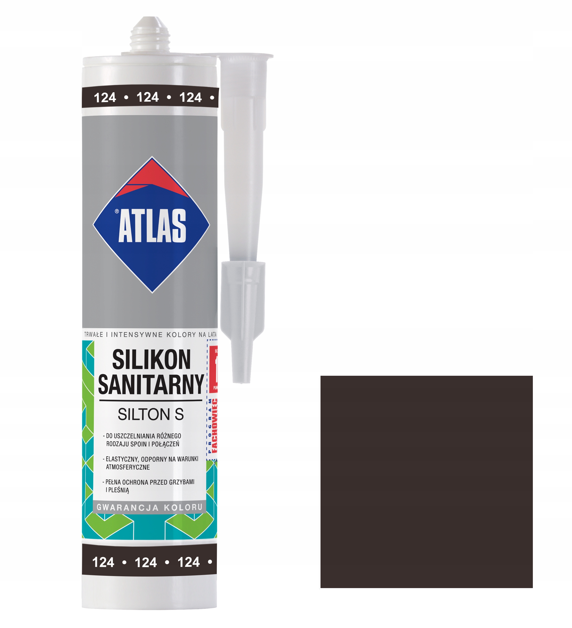

Atlas Silikon Silton S 124 Ciemne Wenge 280 ml