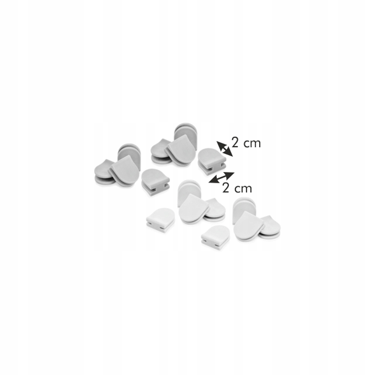 ŁĄCZNIKI ZAPASOWE DO POJEMNIKÓW TESCOMA FLEXISPACE Liczba sztuk 16 szt.