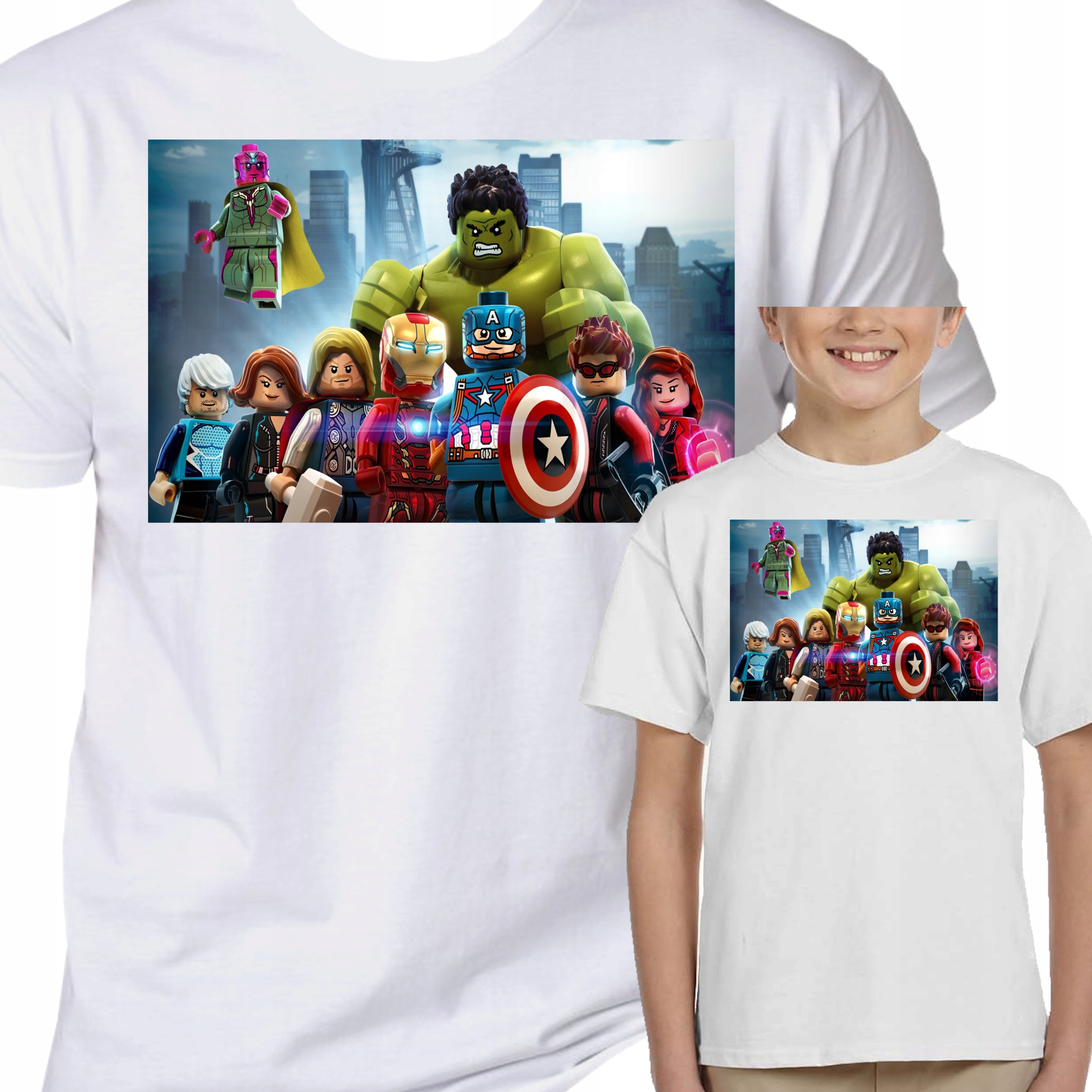 

3010 Koszulka Lego Avengers Hulk Iron Man 128