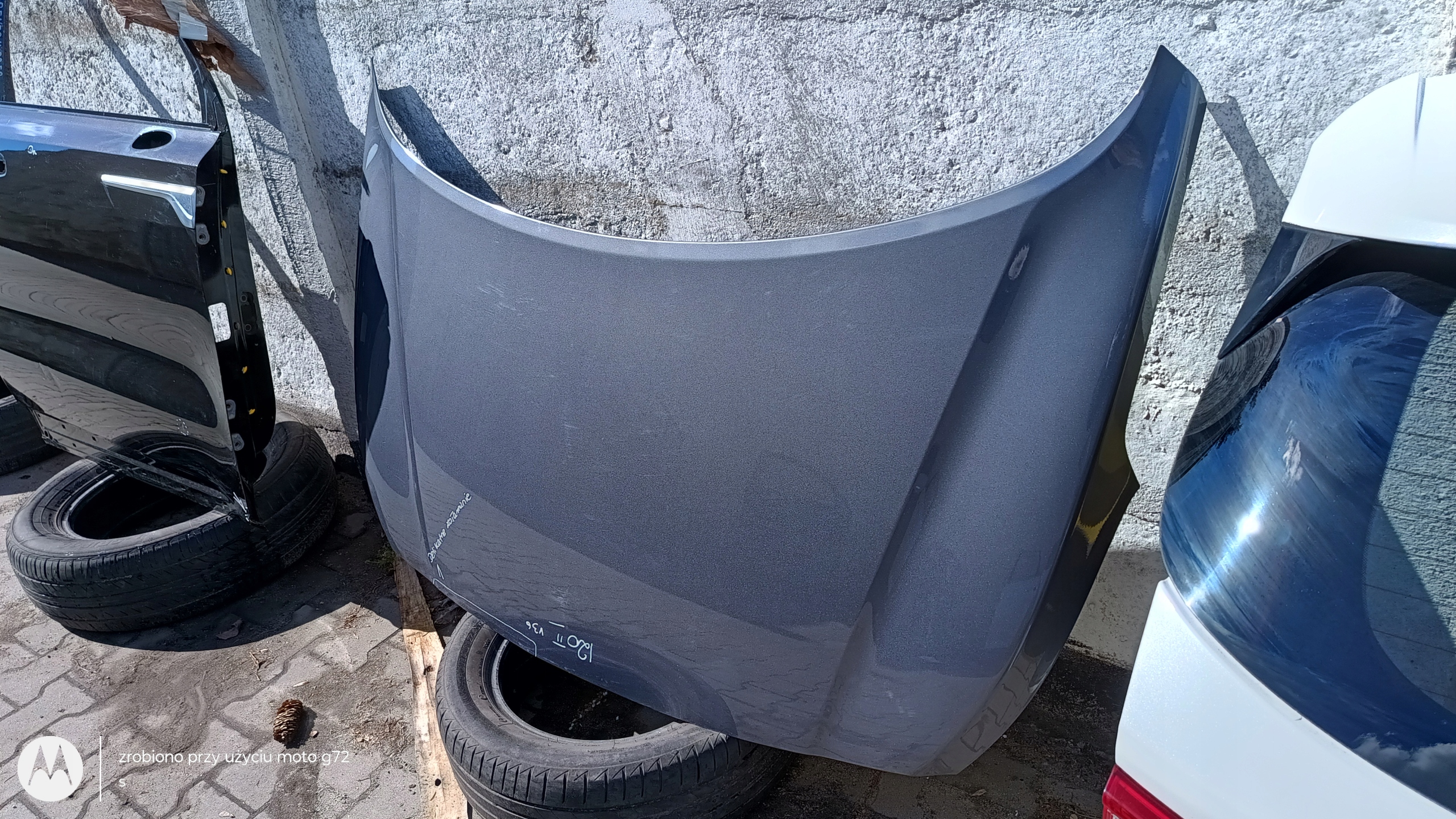 HYUNDAI I20 II bonnet front engine housing cover colour V3G 2014