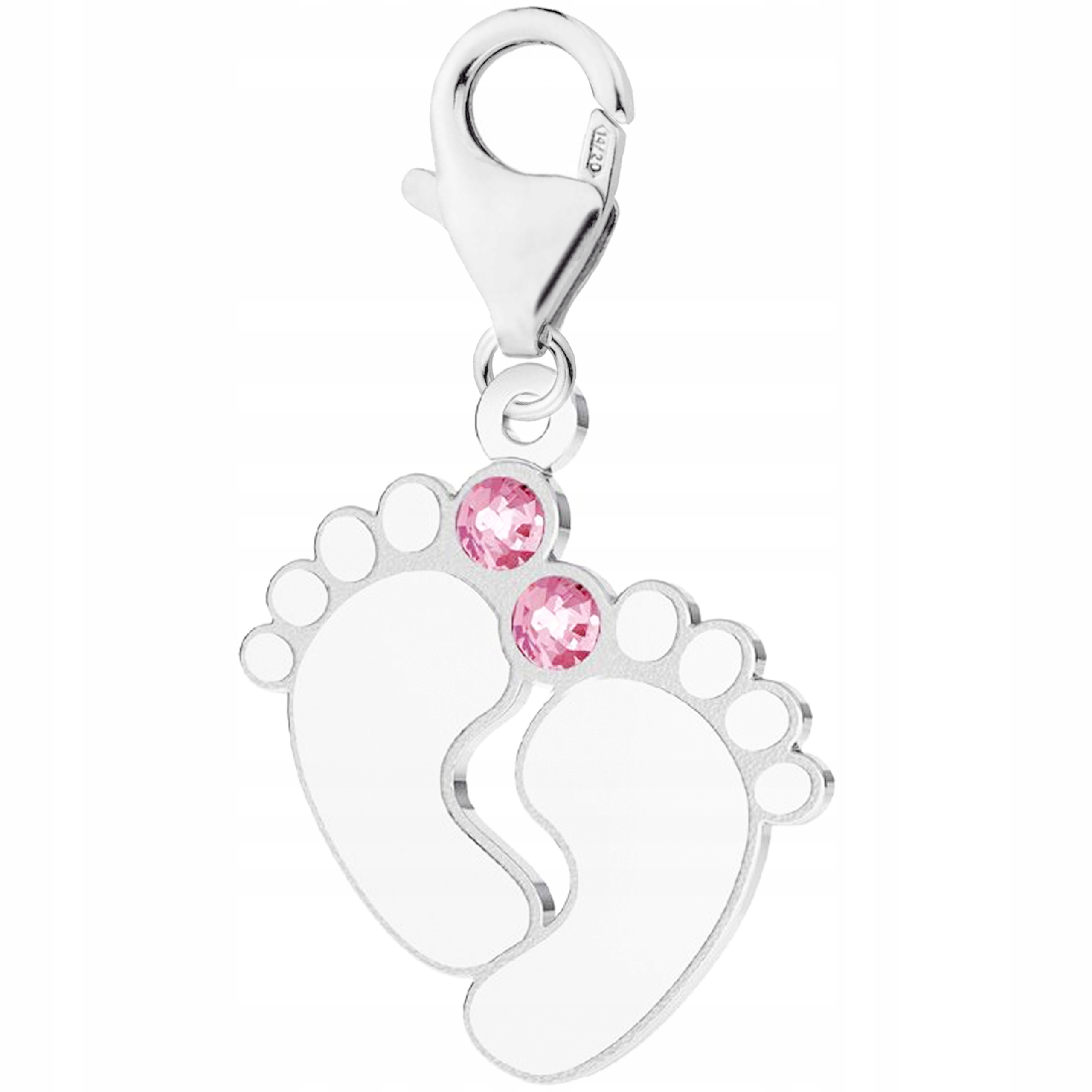 Stříbrný přívěsek pro dětské nohy a nohy dítěte Family Rodina Stříbro 925