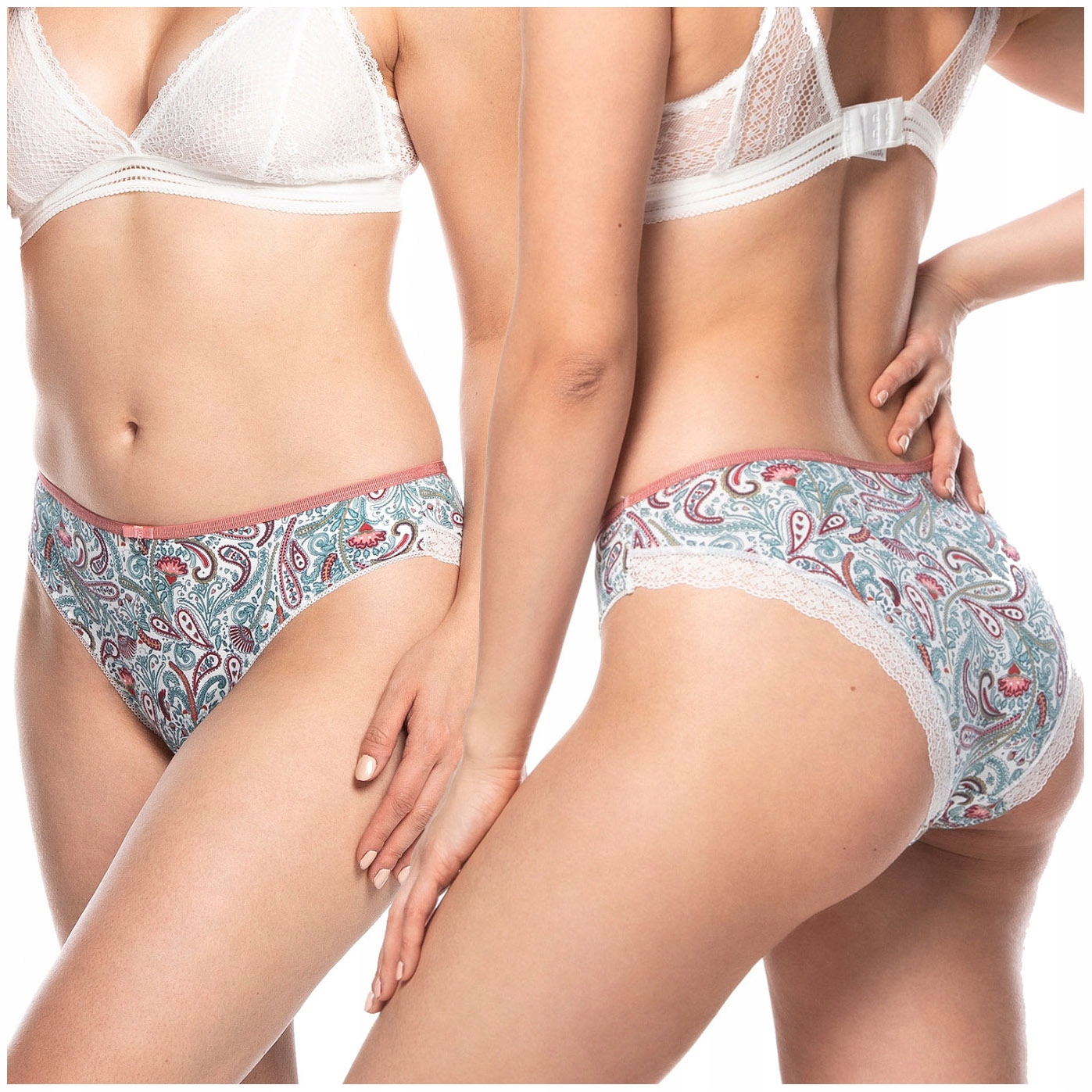 

Figi Bawełniane Z Koronką Lama 2-Pak 11511 XXL