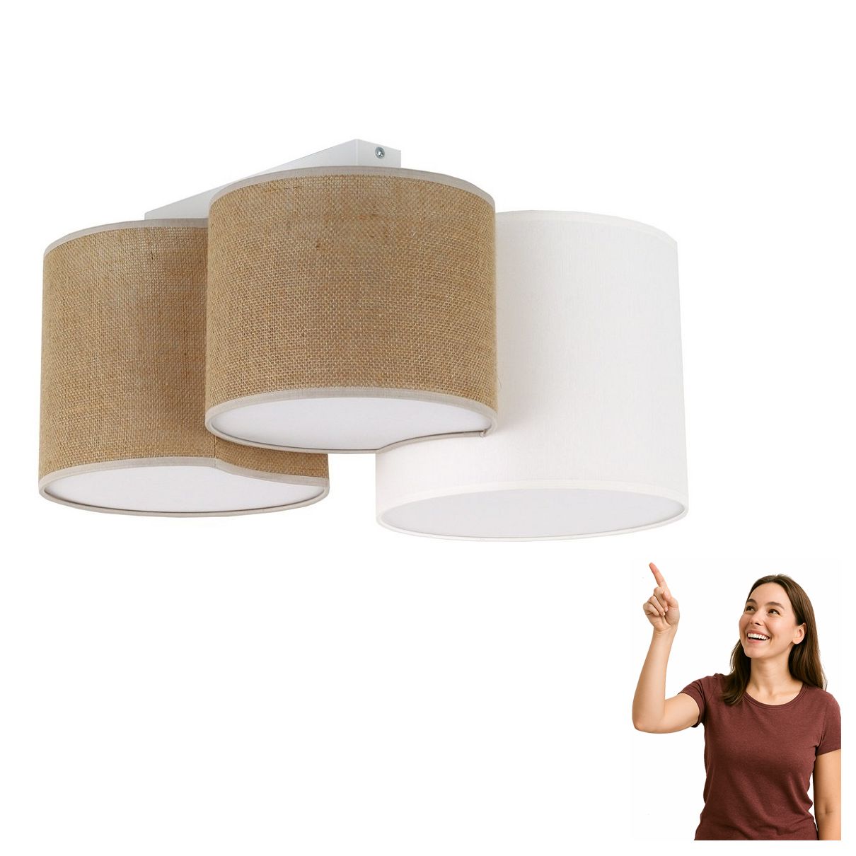 Stropná lampa Mona Juta 5907 Tk Lighting
