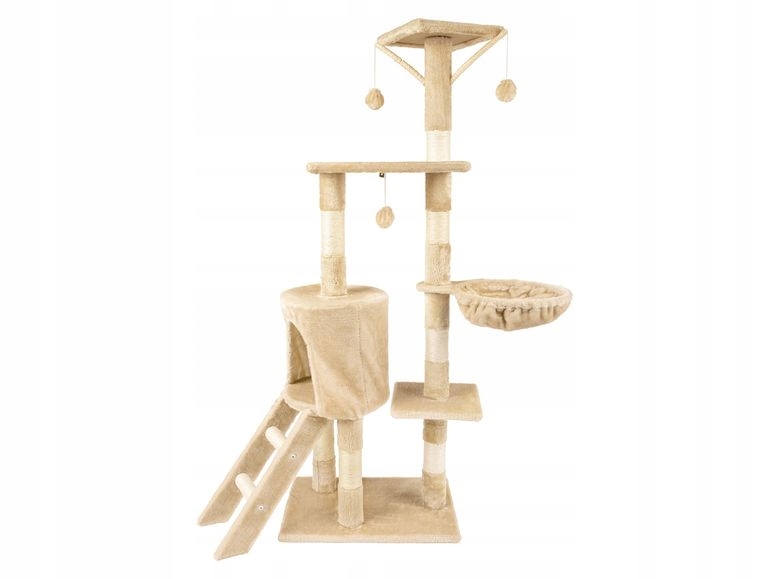 

Duży drapak dla kota sizal plusz drabinka 139 cm