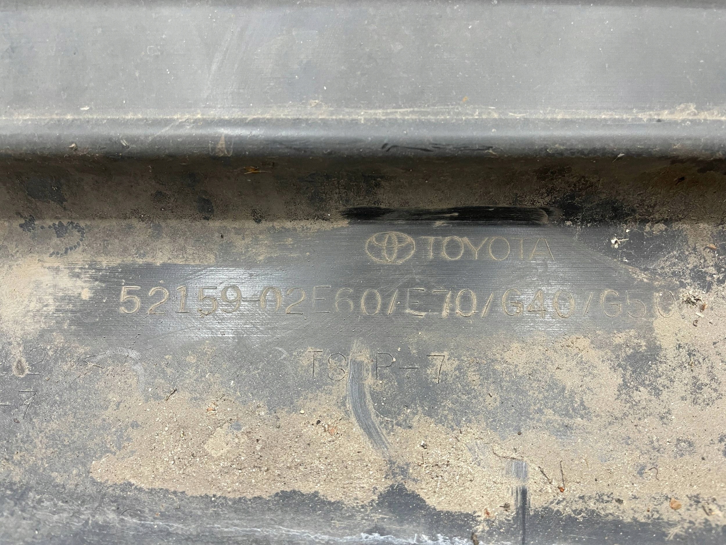 bumper rear part rear Toyota Corolla E21 18- sedan