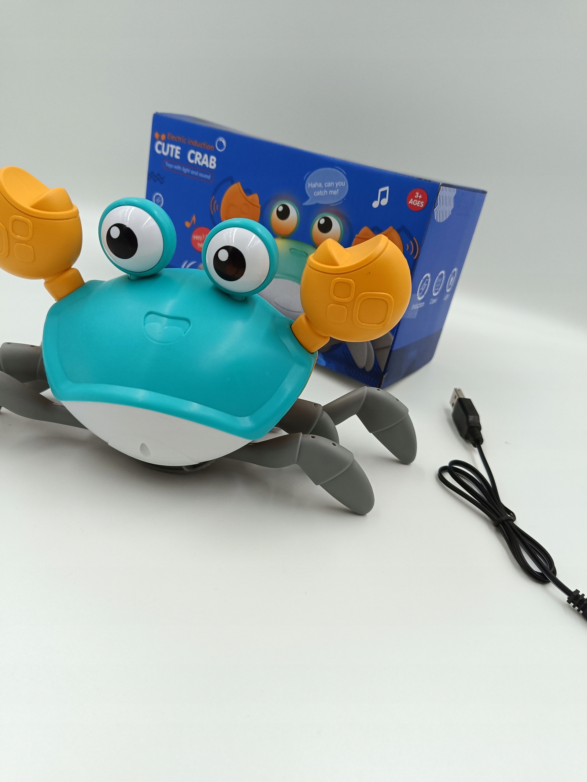 UCIEKAJĄCY PEŁZAJĄCY KRAB INTERAKTYWNY GRA ŚWIECI AKUMLATOR ŁADOWANIE HQ Kod producenta 1Y