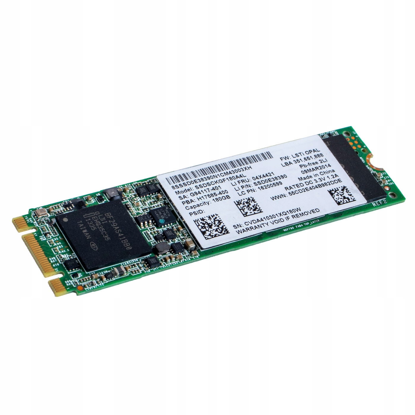 Dysk twardy Intel 180 GB SATA III SSD M2 2280 Producent Intel