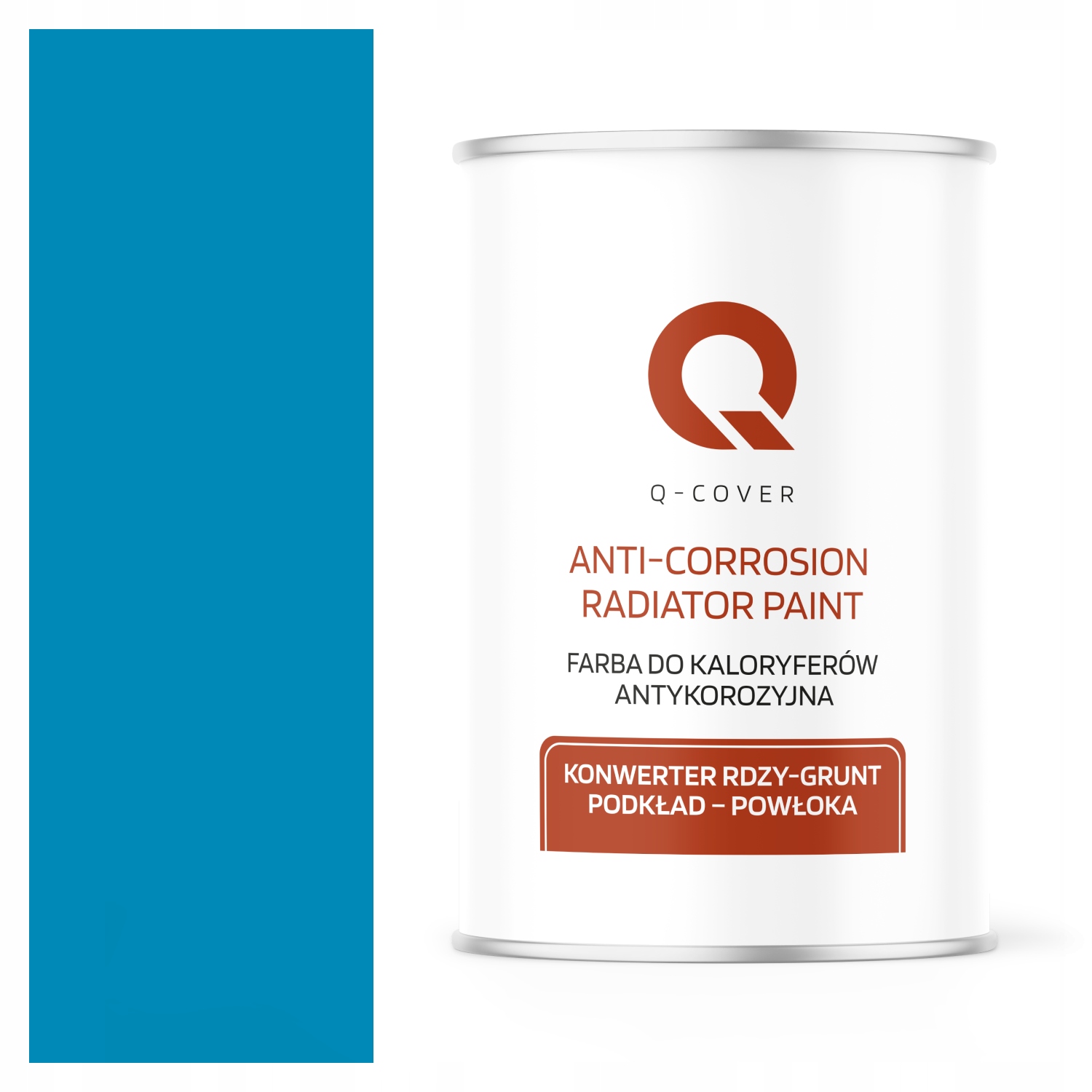 Barva pro radiátory Antikorozní Odolná 1L Matná Modrá světlá RAL5012