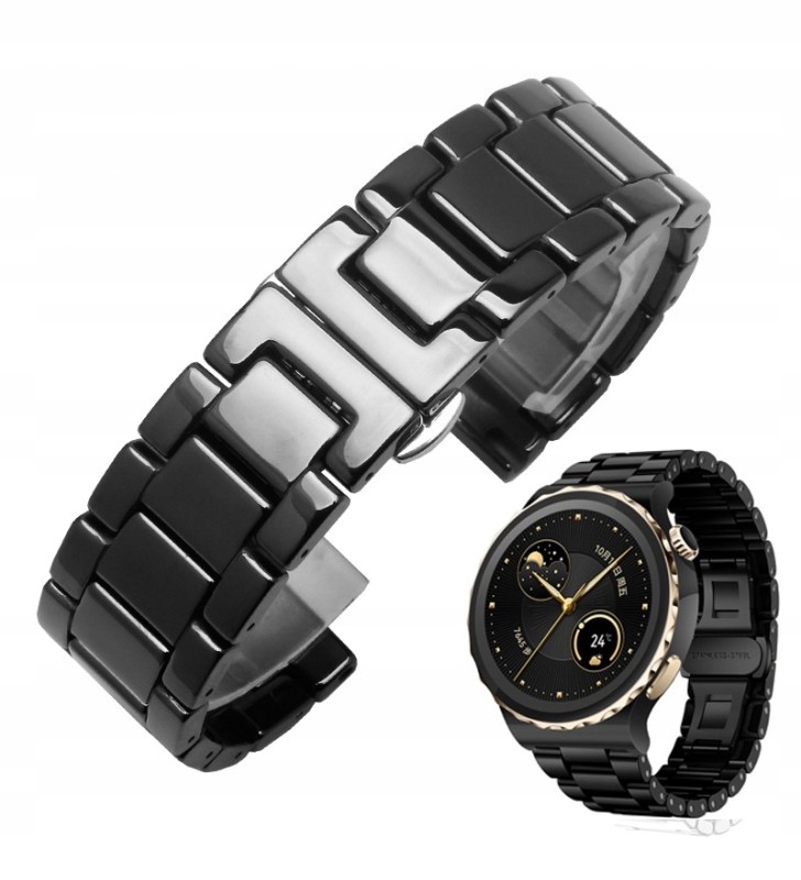 

Bransoleta ceramiczna do smartwatch czarna 20 mm