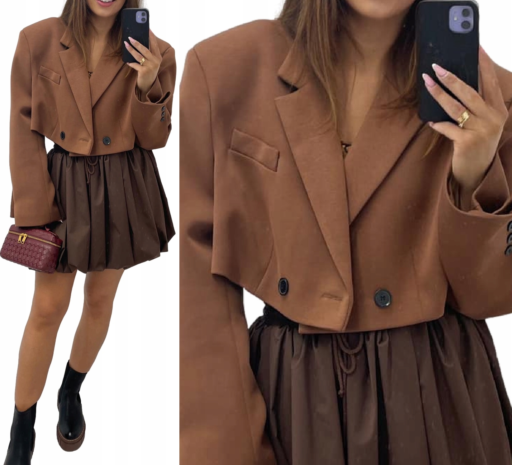 Krótka Marynarka Emo Denever Premium