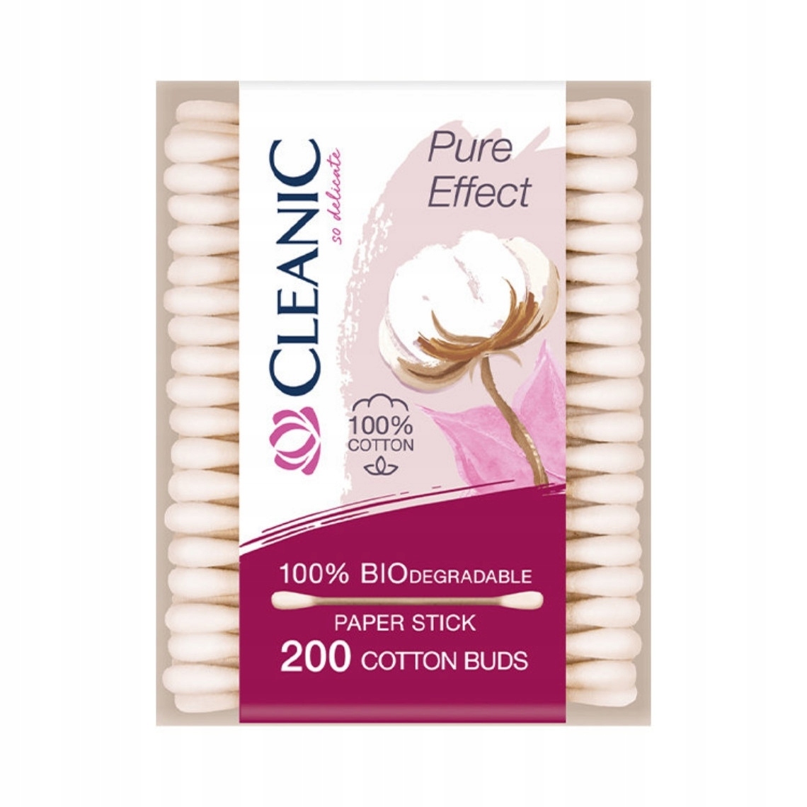 

Cleanic, Pure Effect, Patyczki higieniczne, 200 sz