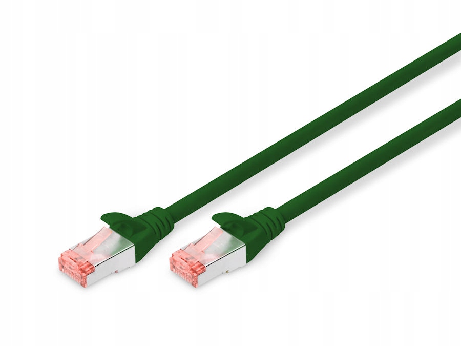 Patch cord S-ftp kat. 6 10,0m zielony Digitus DK-1644-100/G