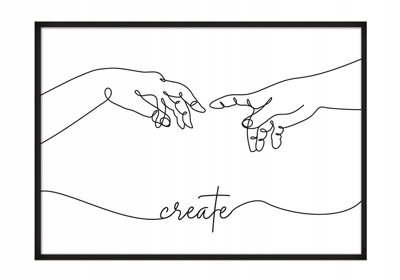 

Obraz Plakat W Ramie 53x73 cm Create P682