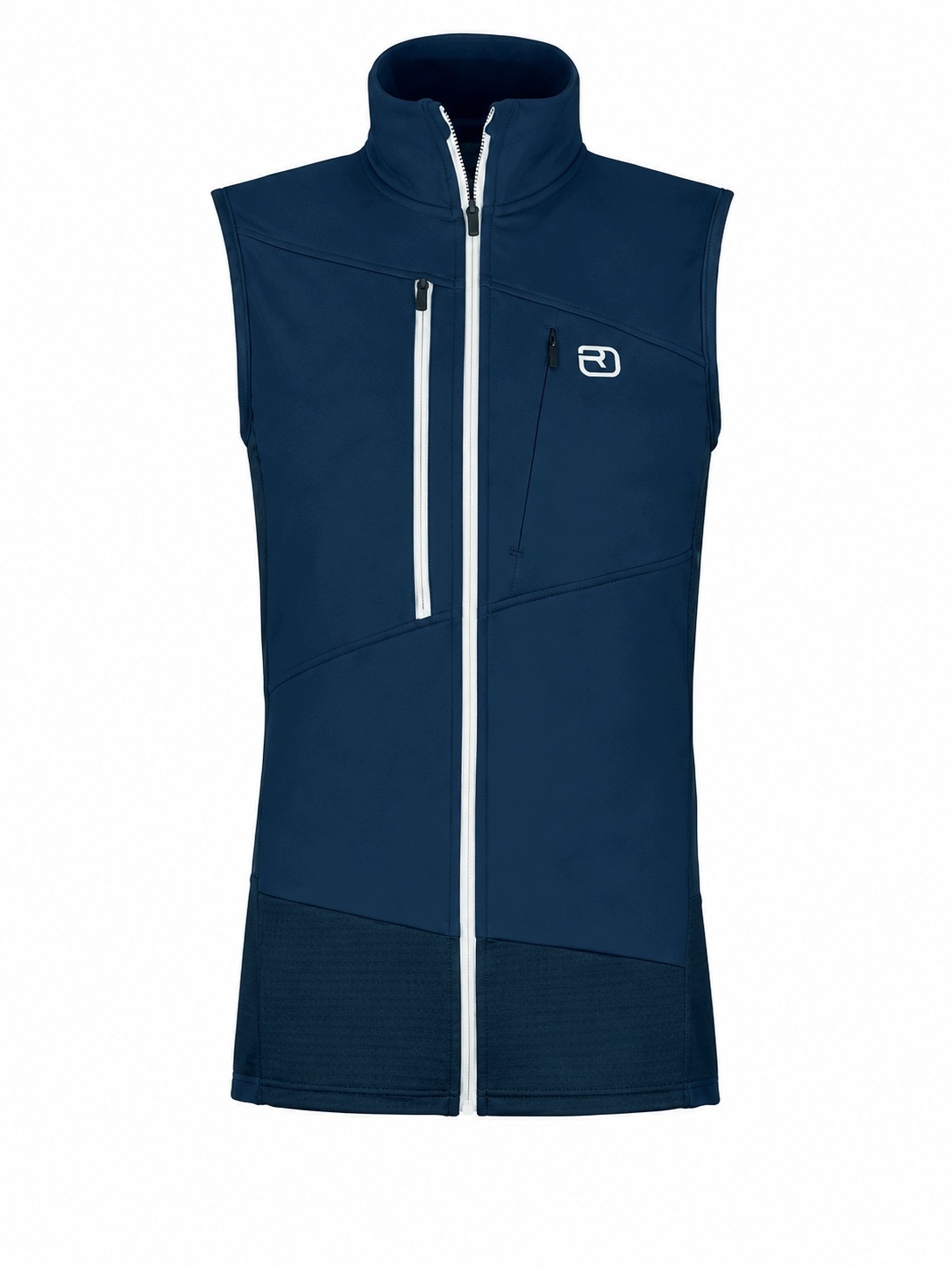 Kamizelka Damska Ortovox Fleece Grid Vest M Deep Ocean Merino