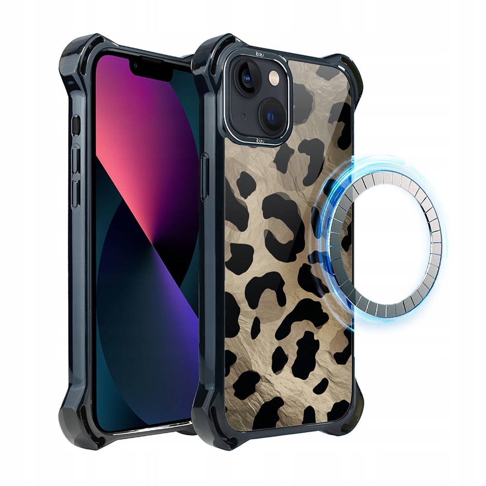 Pouzdro Ibizu DropGuard Ultra s MagSafe pro iPhone 13, barva Wild Leopard