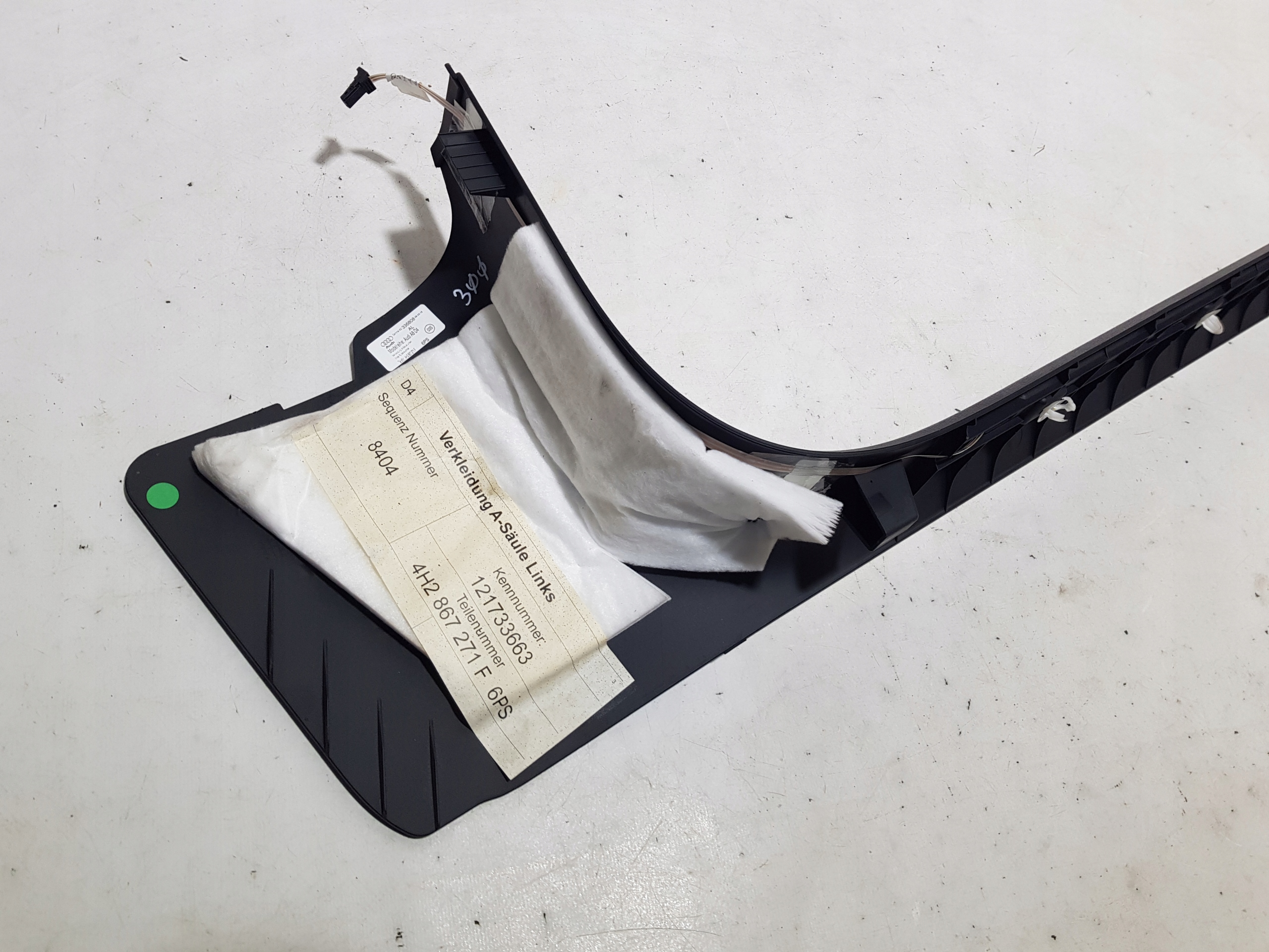 moulding cover cap of the threshold AUDI A8 D4 left front left front