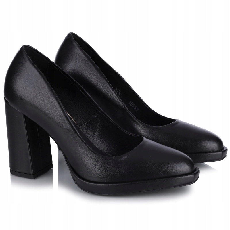 Dámské kožené lodičky Aspena LM-2746 100 černá Kůže Vel. 36