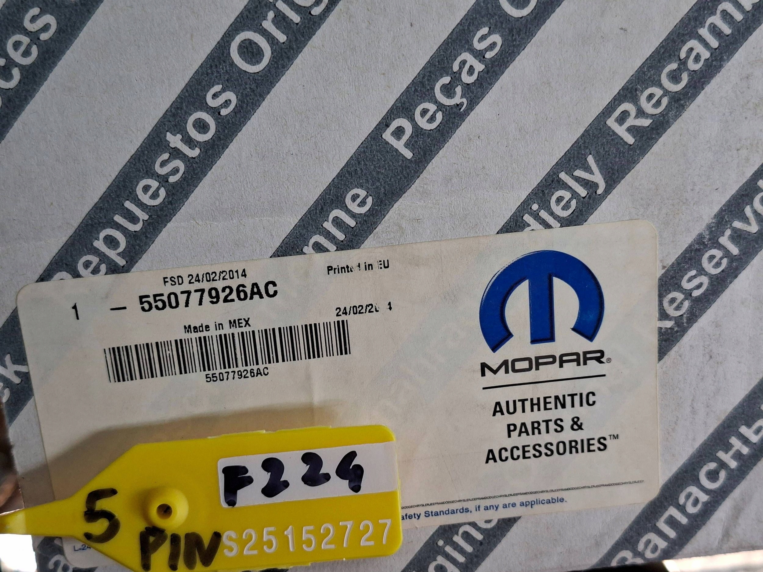 mirror right DODGE RAM 1500 02- 5PIN EU 55077926AC