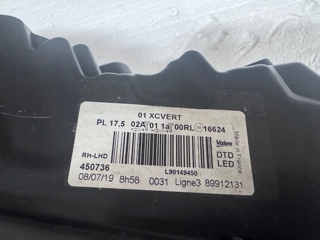 light right Ford Mondeo MK5 Full Led 2019