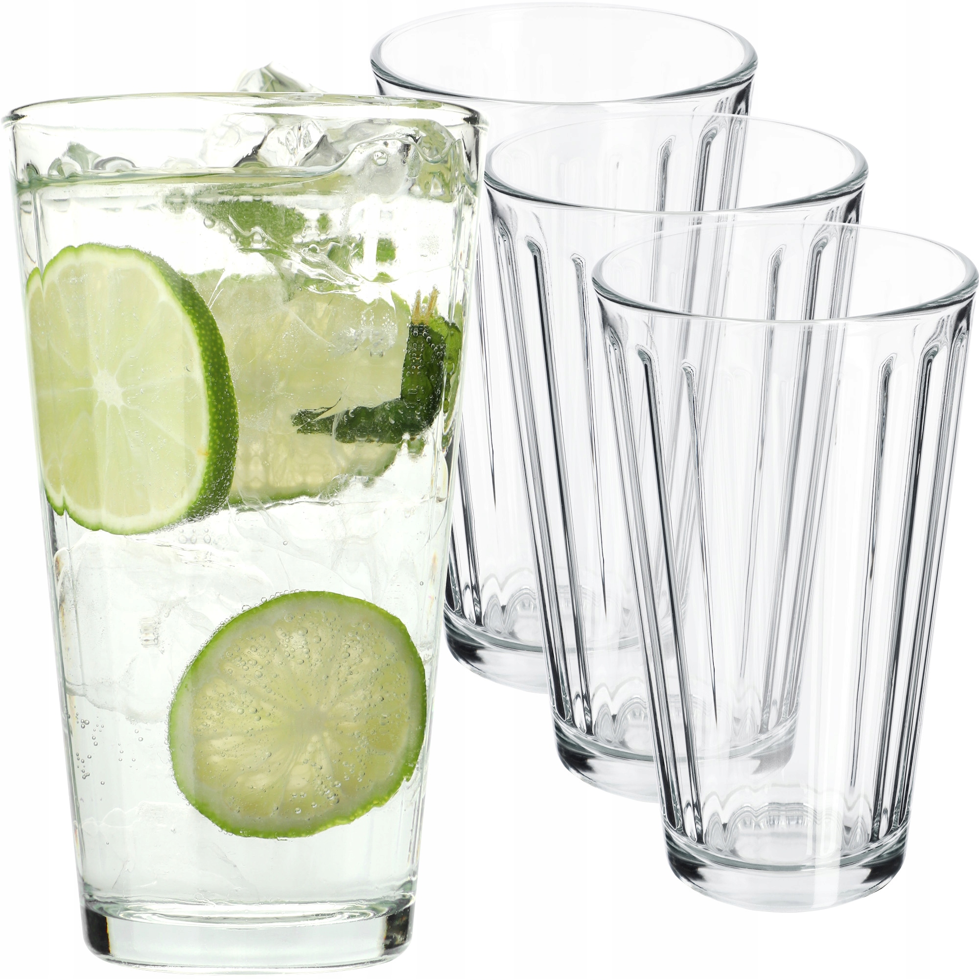 

Szklanki 360ml Zestaw Szklanek 4szt Do Napojów