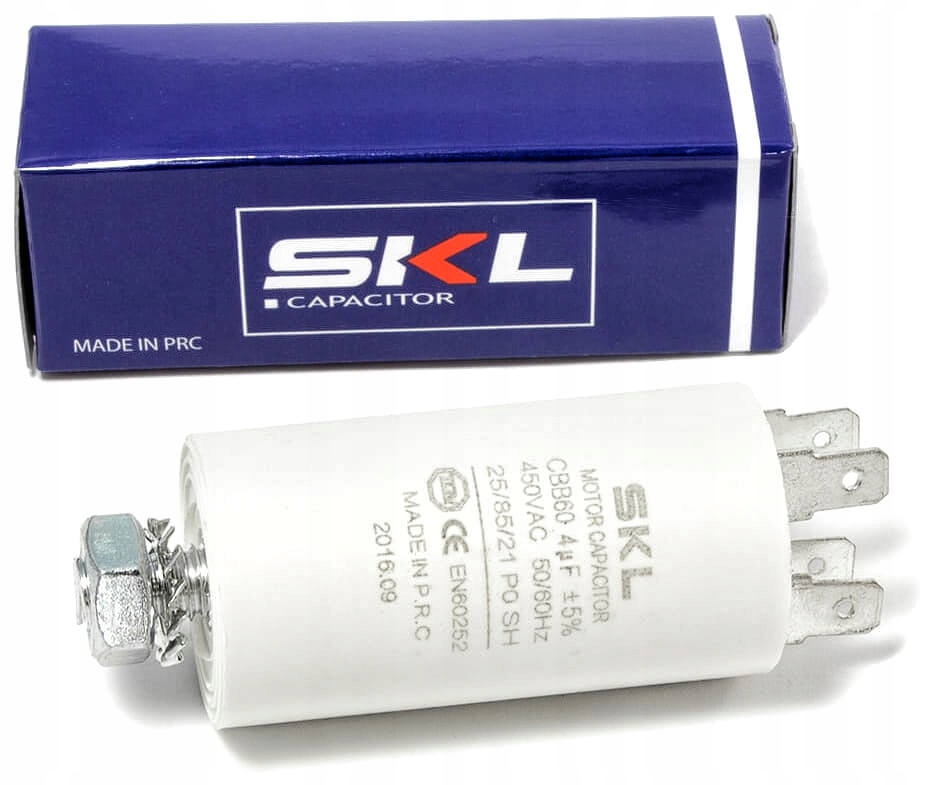 

Kondensator Rozruchowy 4uF 450V Skl