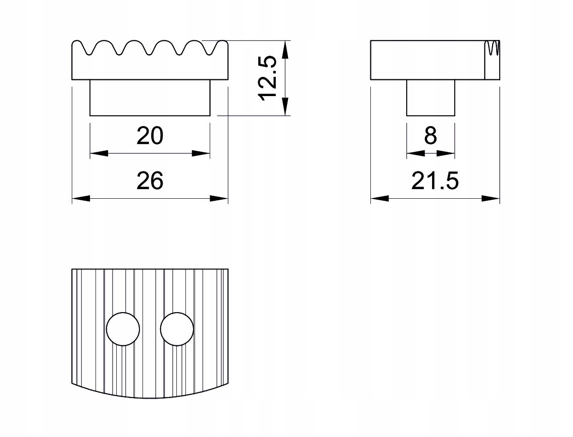 R-47 WKŁADKA PLASTIKOWA DO R-7 DO RURY FI 25 MM Kod producenta R-47