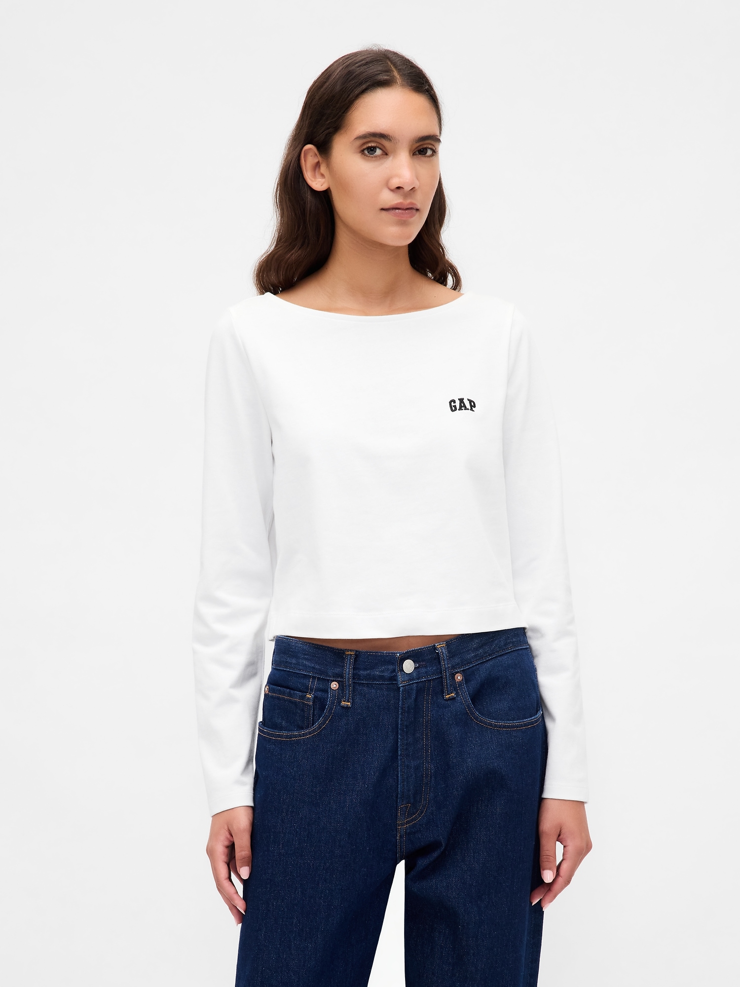 Gap Crop tričko VintageSoft Heavyweight