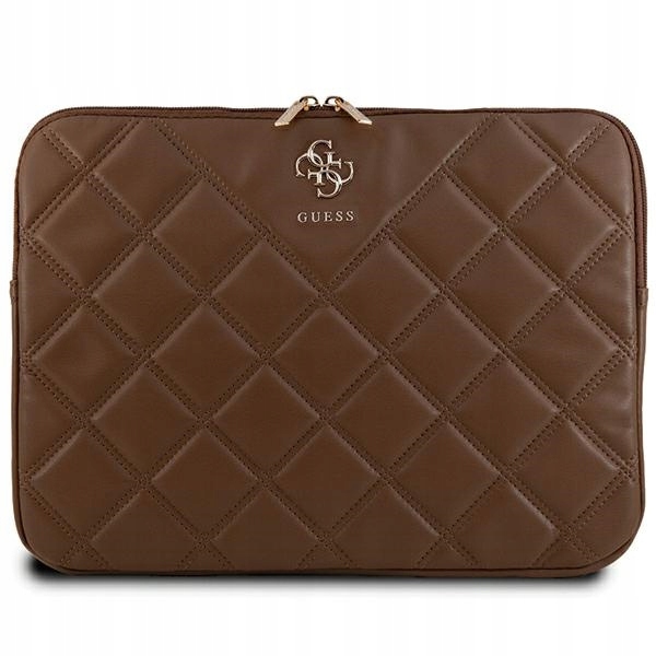 Taška Guess Sleeve GUCS14ZPSQSSGW 14" Quilted 4G hnědá/brown