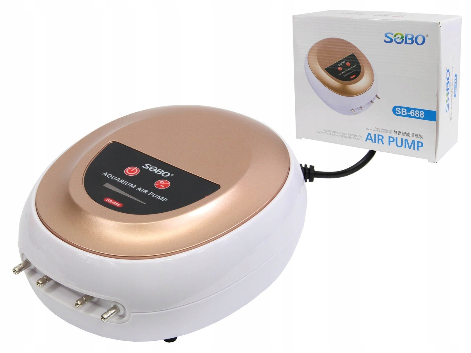 

Sobo Napowietrzacz Pompa Powietrza 1080l/h 10W