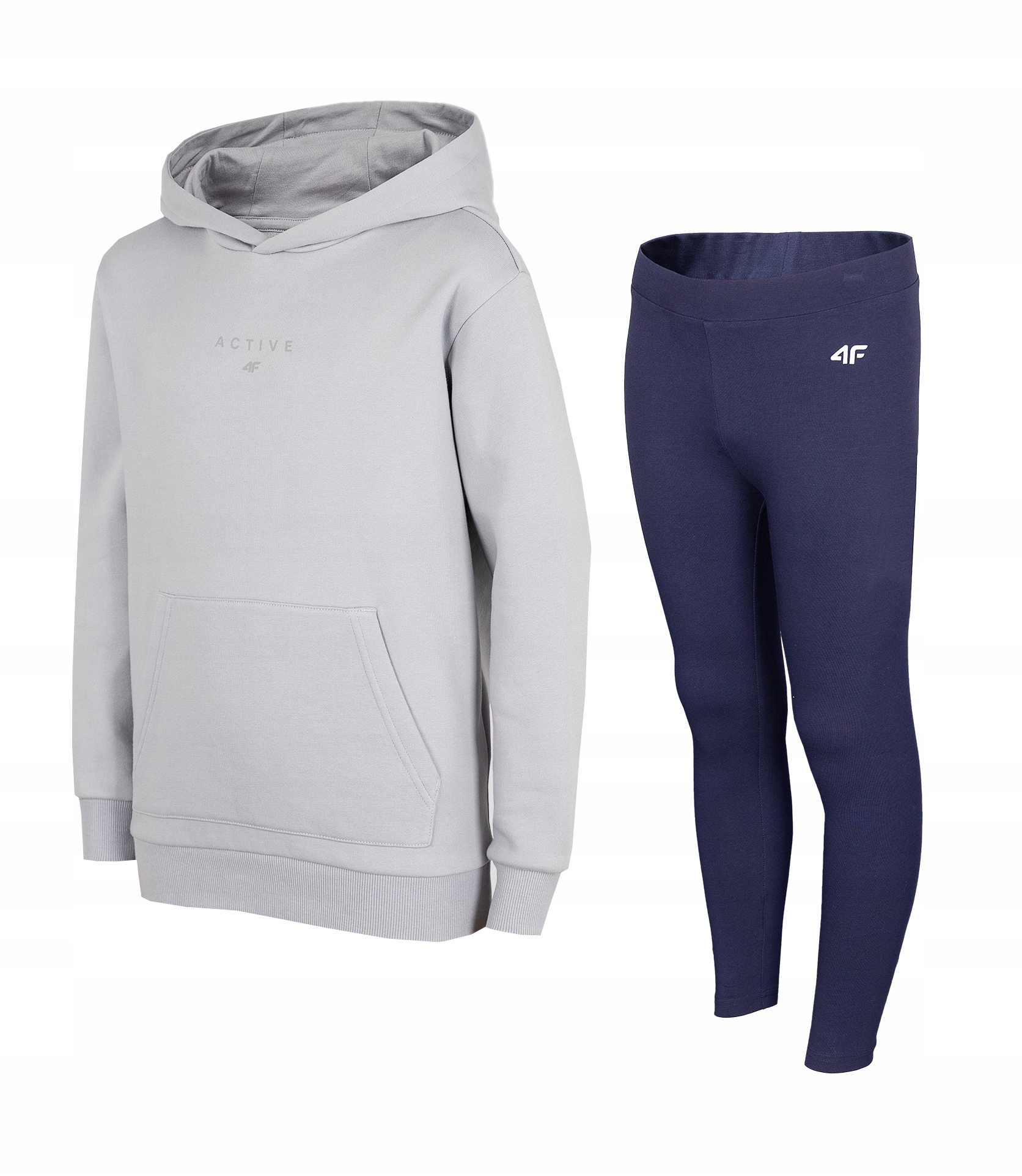 

4F Zestaw Dziewczęcy Legginsy Bluza Sportowy