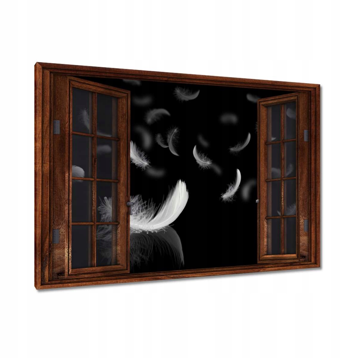 Obrazy 120x80 Padající bílé peří