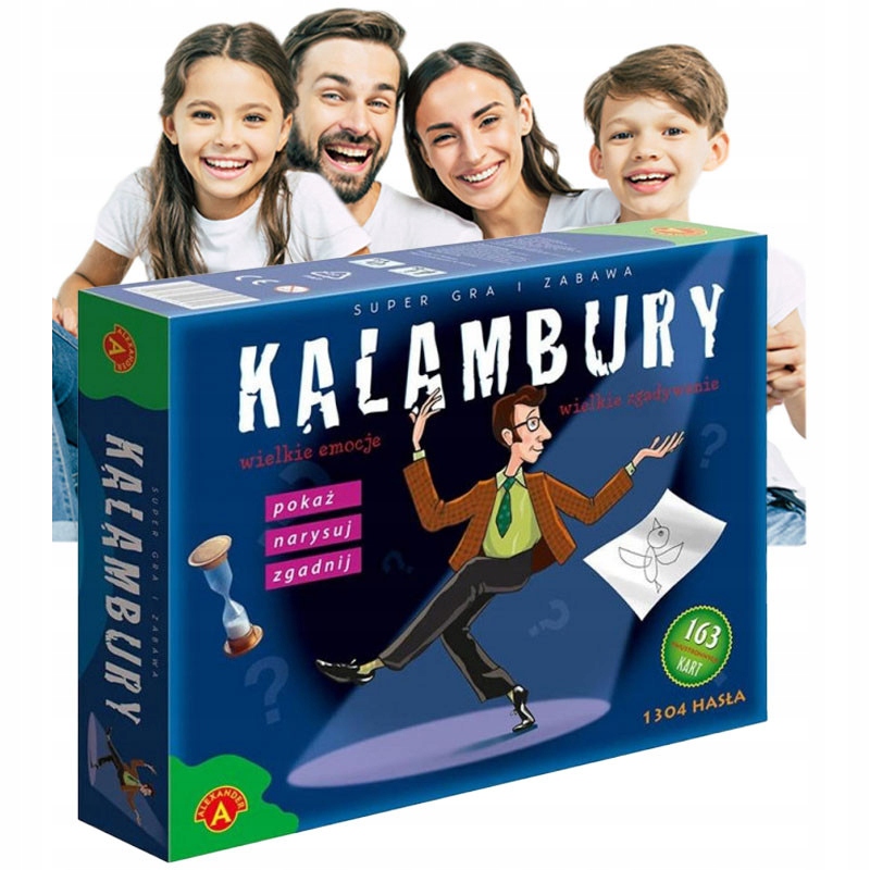 Gra dla Dzieci Rodzinna Imprezowa Kalambury Big Planszówka Familijna