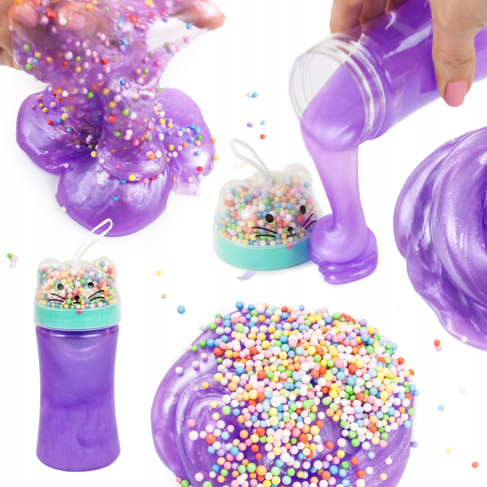

Slime masa plastyczna Kulki Styropianowe Diy