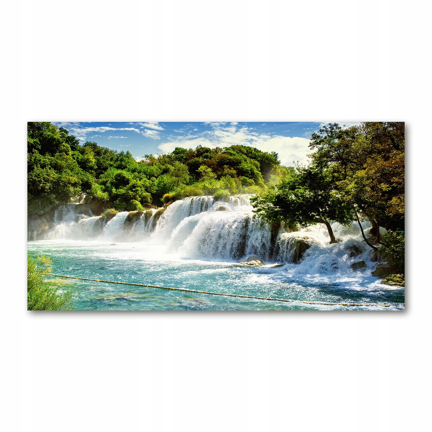 

Foto-obraz akryl Wodospad Krka zdjęcie 140x70 cm