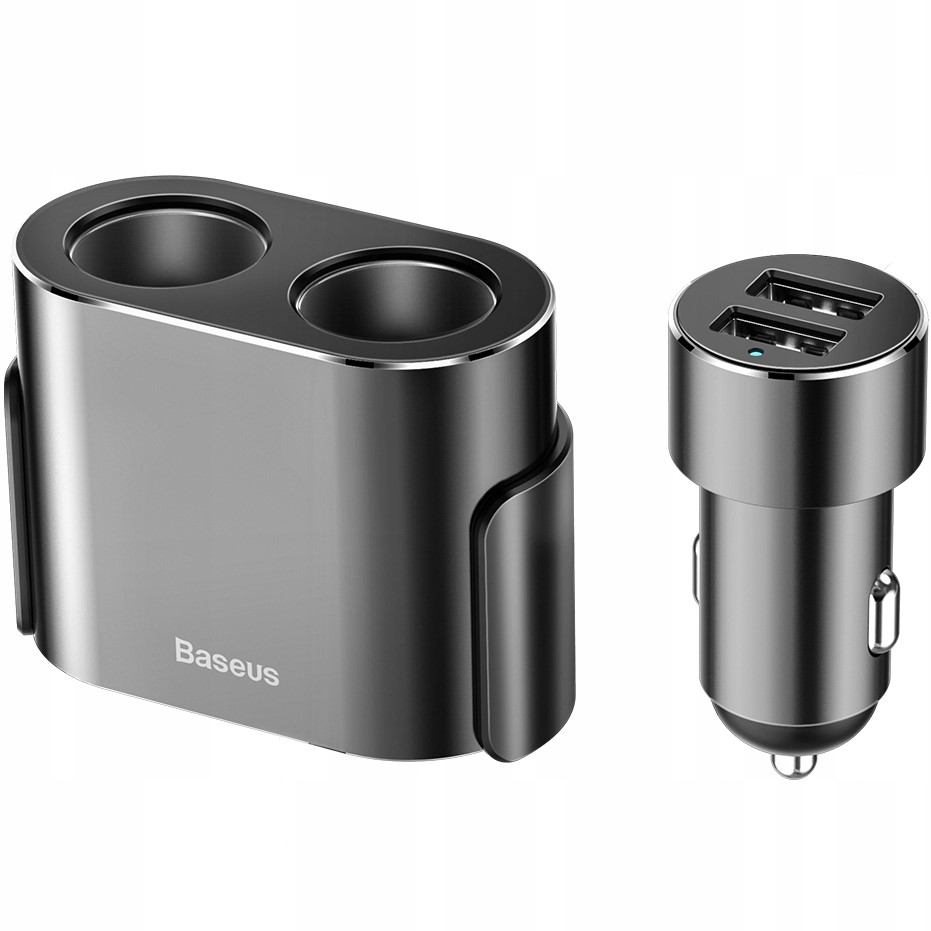 

Baseus rozgałęźnik rozdzielacz ładowarka sam 2xUSB