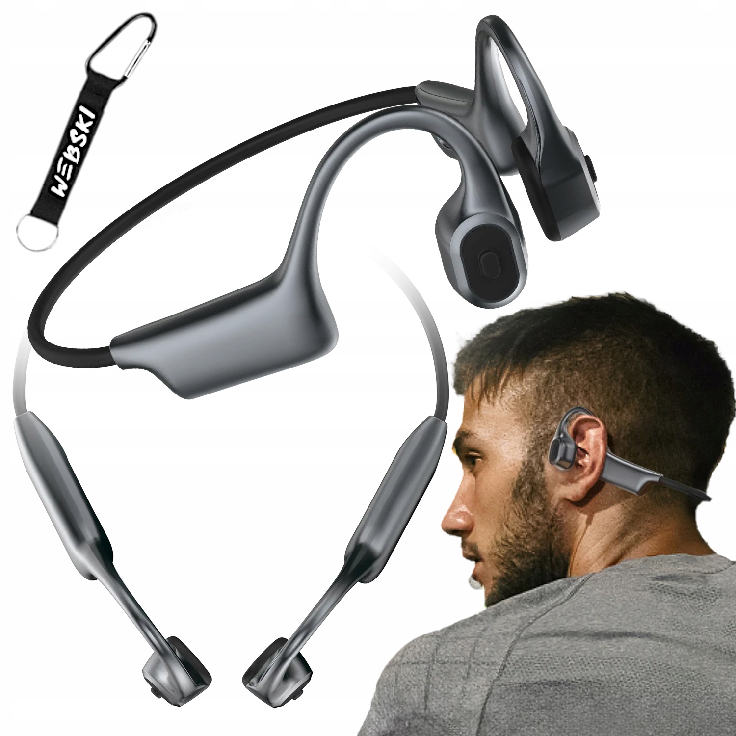 Sportovní sluchátka Bezdrátová Bluetooth Kostní Vodotěsná 32GB Pro