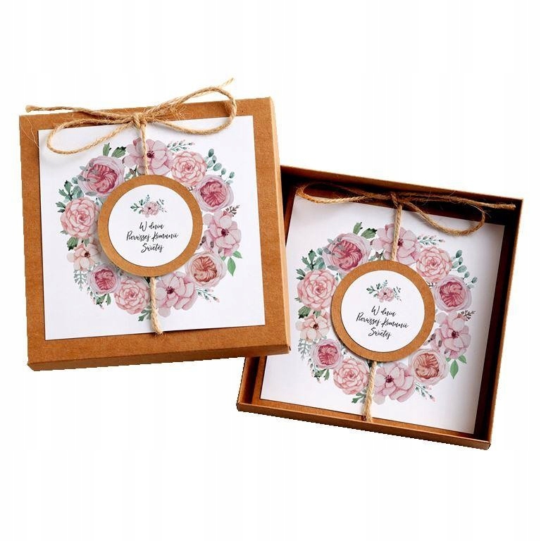 

Kartka w Pudełku Pamiątka Komunijna Komunia Święta