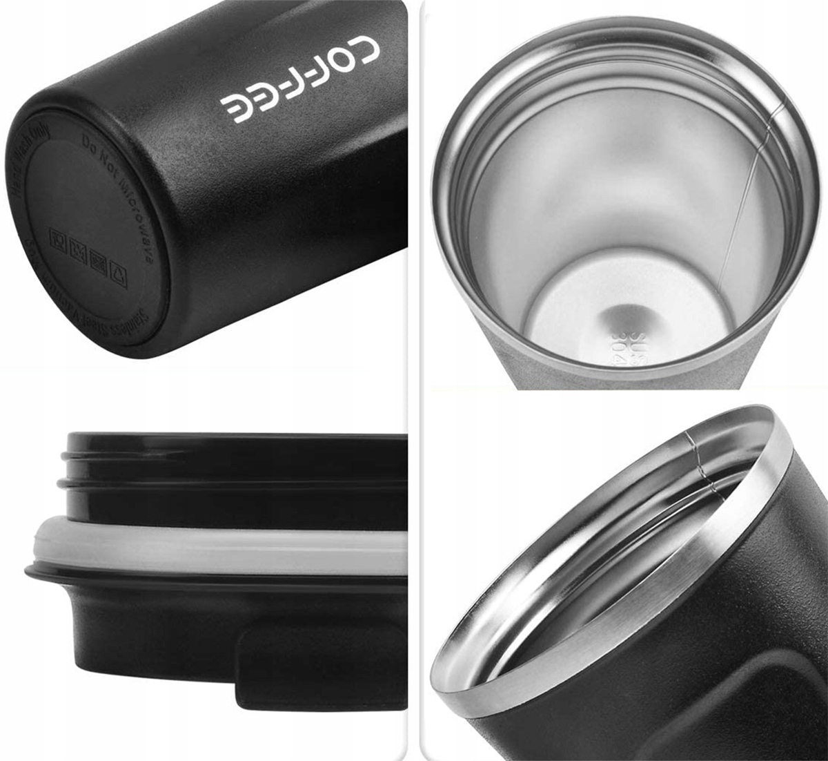 KUBEK TERMICZNY KAWA HERBATA COFFEE TERMOS SZCZELNY 510ML NIEBIESKI AG369C Marka Aptel