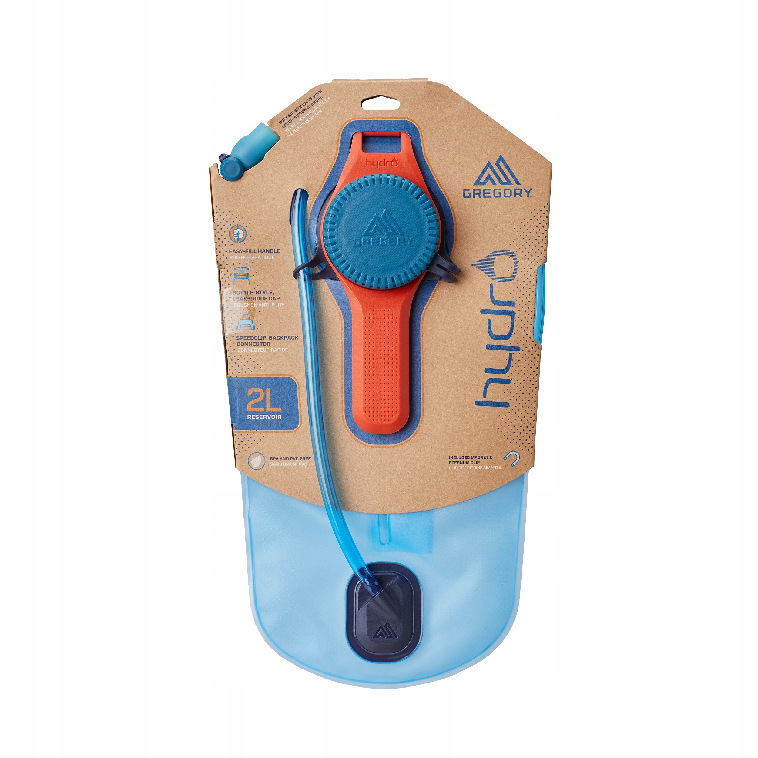 Hydrovak Gregory Hydro 2 L Reservoir oceán/oranž