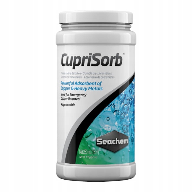 Levně Seachem Cuprisorb silný adsorbent mědi a těžkých kovů 250 ml