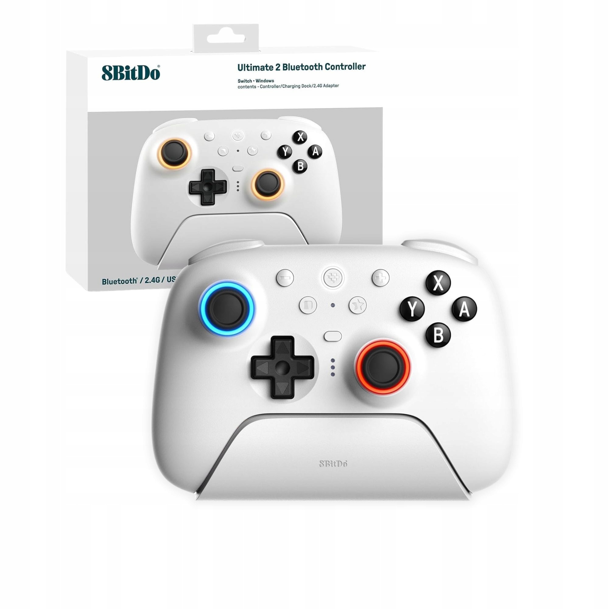 Bezdrôtový Ovládač Pre Pc Switch 8BITDO Ultimate 2 Bluetooth Kontroler Stanica