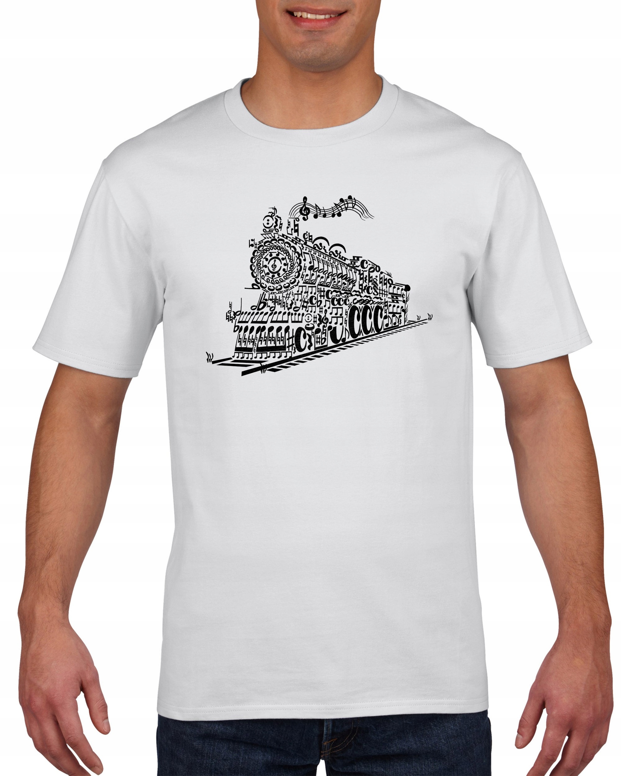 

Koszulka męska Lokomotywa Muzyka Nuty XL