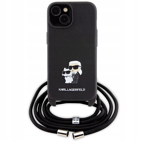 Karl Lagerfeld Etui Do Iphone 15 Plus 6,7 Crossbody Saffiano Metal Pin