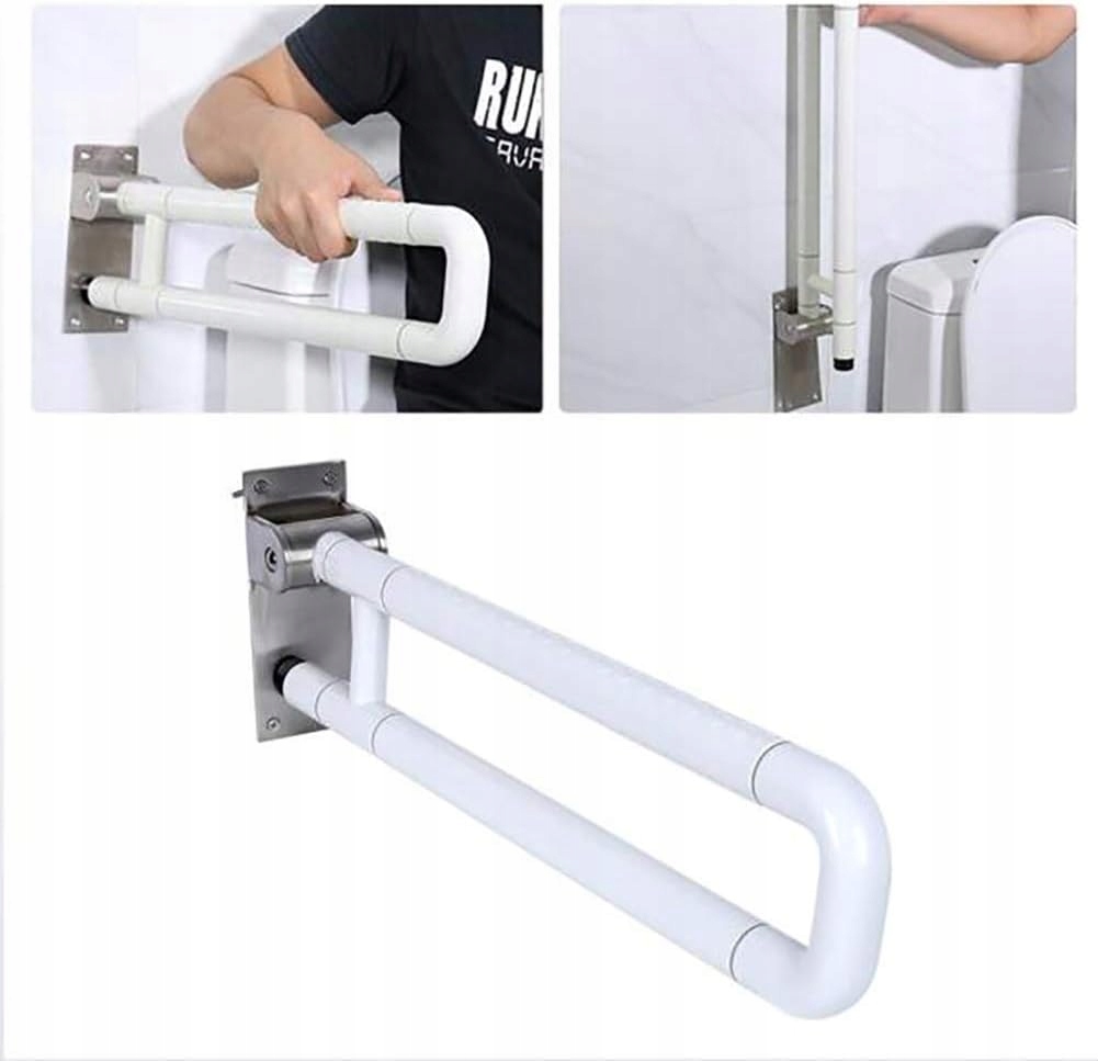 Uchwyt Łazienkowy Naścienny Poręcz Wannowa Do Wanny Toaletowa Dla Seniora