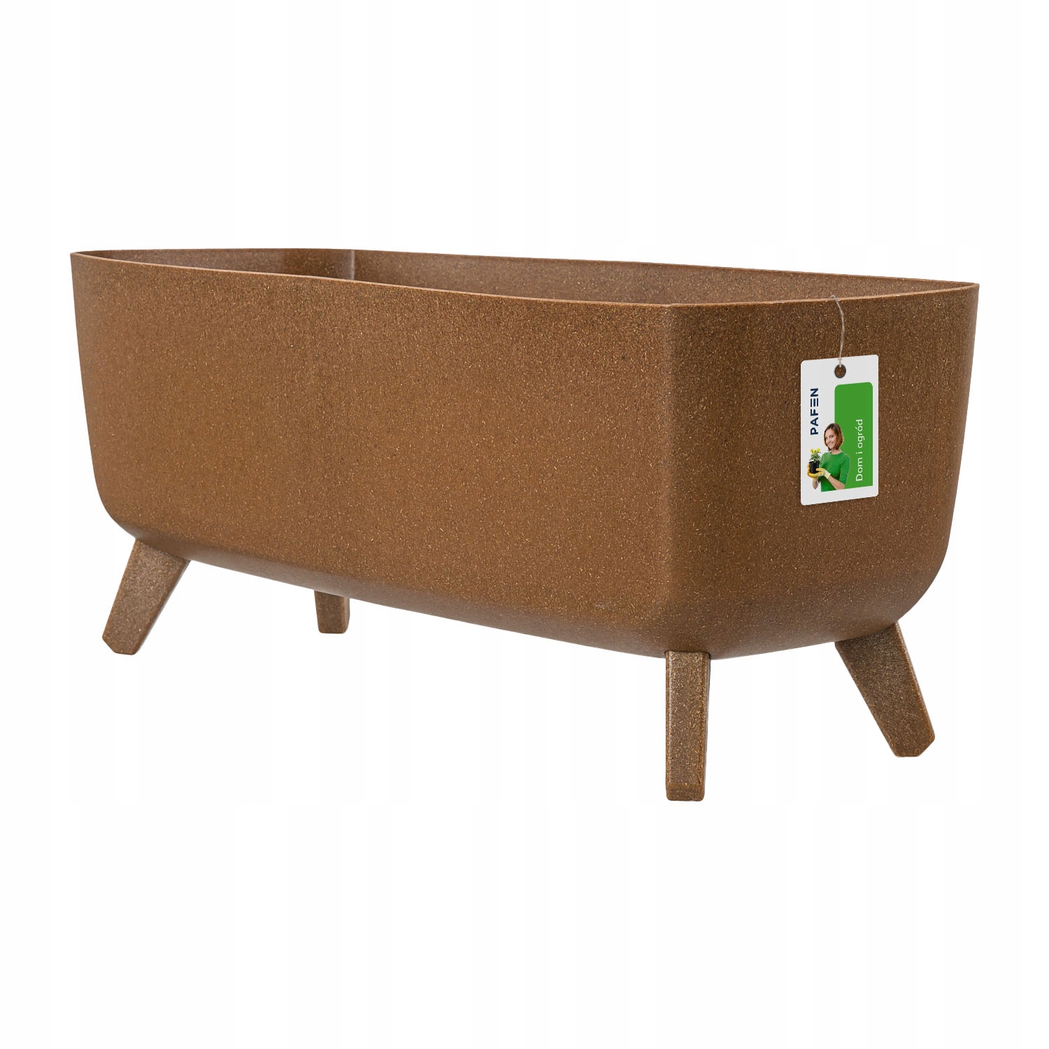 

Doniczka na nóżkach Skrzynia Eco Wood Gracia natur