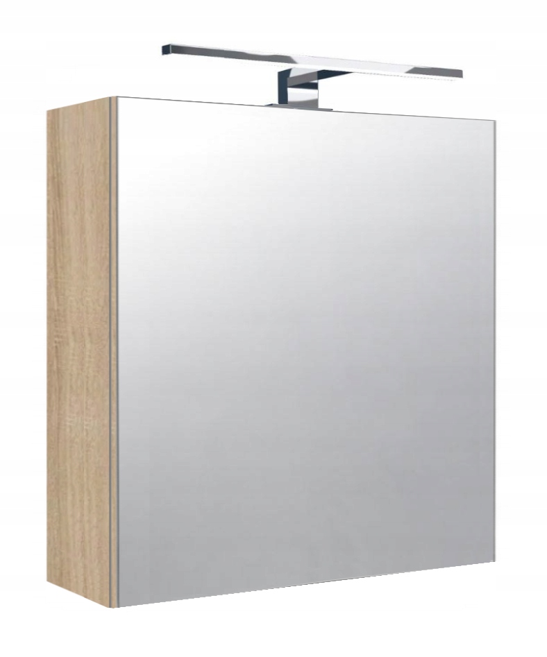 Koupelnová skříňka se zrcadlem a Led Better Home 60 x 60 cm Zrcadlová skříňka